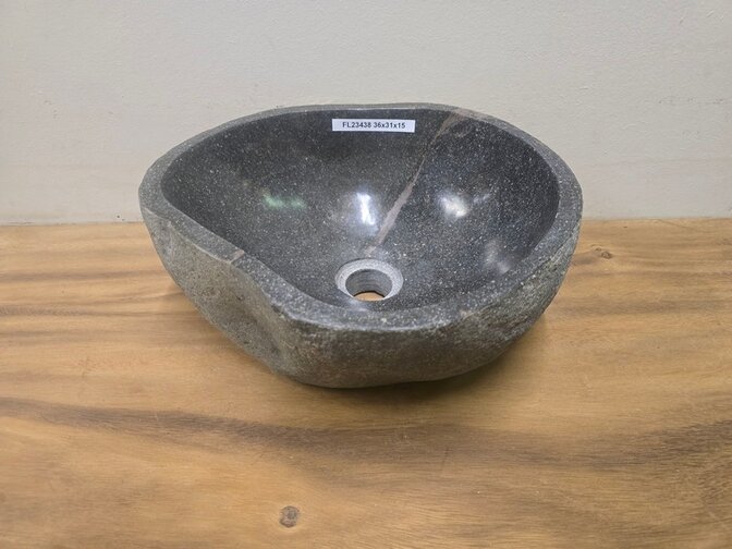 Waskom Natuursteen - 36x31x15cm - FL23438