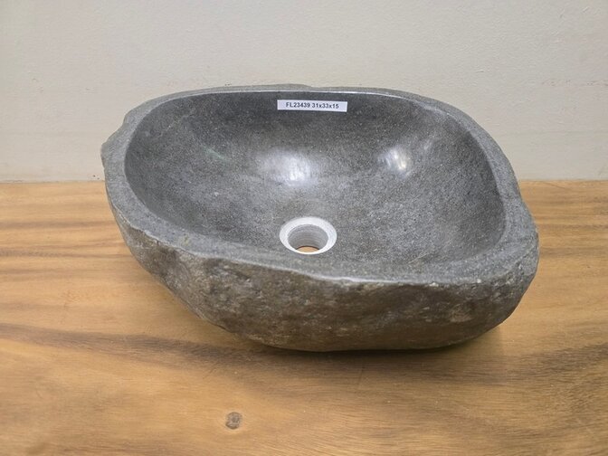 Waskom Natuursteen - 41x33x15cm - FL23439