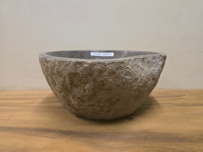 Waskom Natuursteen - 35x30x15cm - FL23441