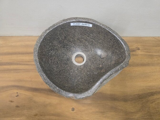 Waskom Natuursteen - 35x30x15cm - FL23441