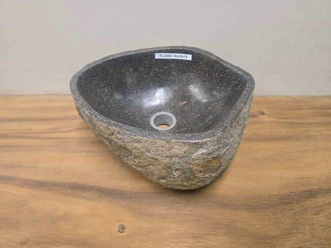 Waskom Natuursteen - 36x30x15cm - FL23443