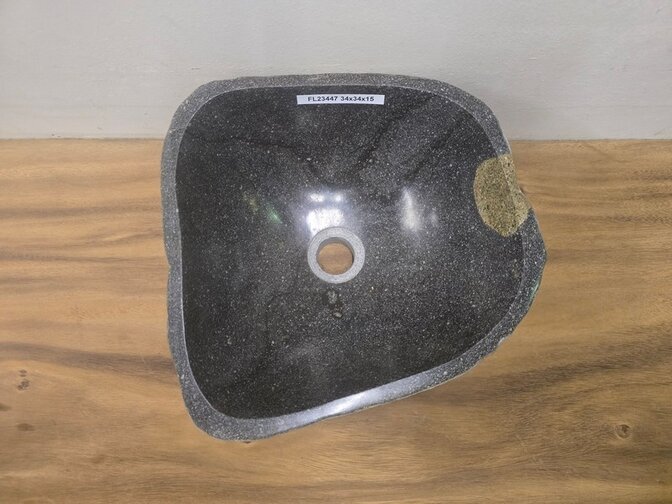 Waskom Natuursteen - 34x34x15cm - FL23447