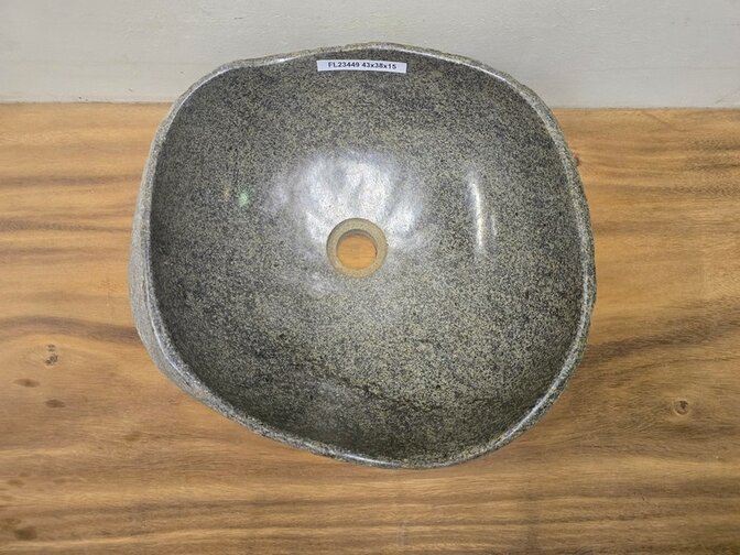 Waskom Natuursteen - 43x38x15cm - FL23449