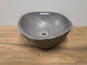 Waskom Natuursteen - 37x37x15cm - FL23452