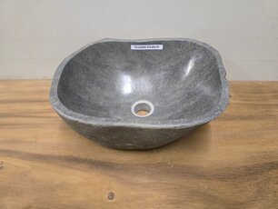 Waskom Natuursteen - 37x29x15cm - FL23454