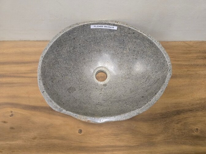 Waskom Natuursteen - 39x32x15cm - FL23455