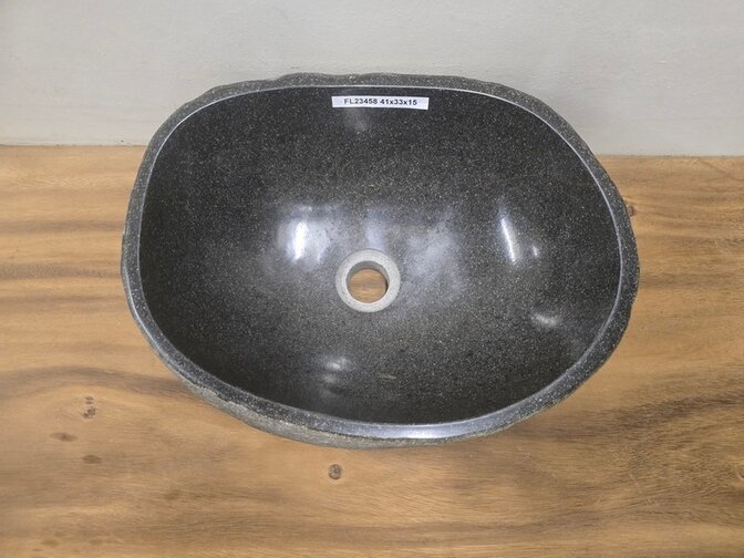 Waskom Natuursteen - 41x33x15cm - FL23458