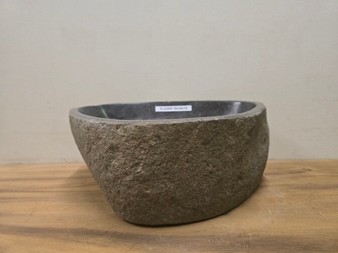 Waskom Natuursteen - 38x29x15cm - FL23459