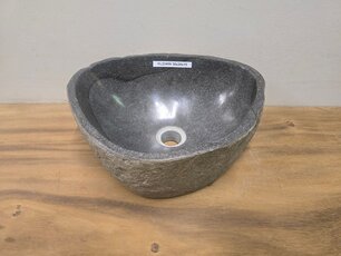 Waskom Natuursteen - 38x29x15cm - FL23459