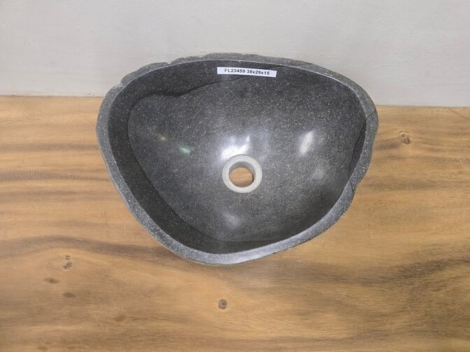 Waskom Natuursteen - 38x29x15cm - FL23459