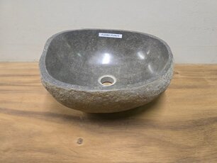 Waskom Natuursteen - 37x34x15cm - FL23462