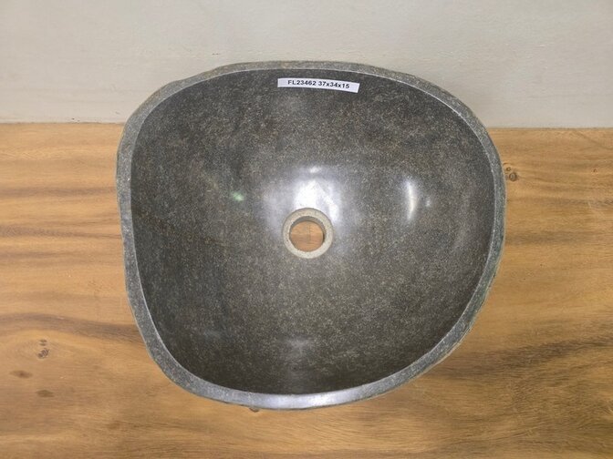 Waskom Natuursteen - 37x34x15cm - FL23462