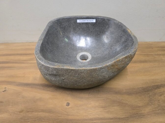 Waskom Natuursteen - 36x32x15cm - FL23468