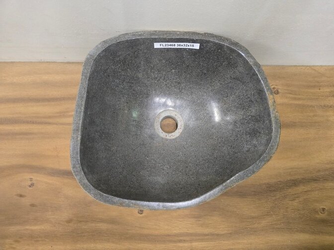 Waskom Natuursteen - 36x32x15cm - FL23468