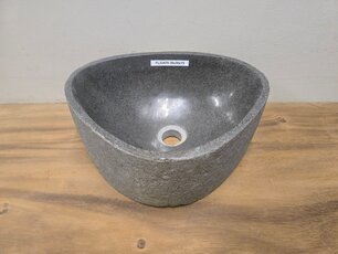 Waskom Natuursteen - 38x30x15cm - FL23470