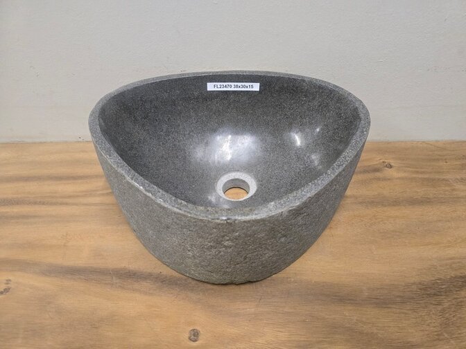 Waskom Natuursteen - 38x30x15cm - FL23470