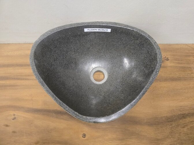 Waskom Natuursteen - 38x30x15cm - FL23470