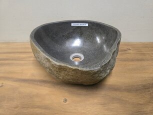Waskom Natuursteen - 38x34x15cm - FL23475