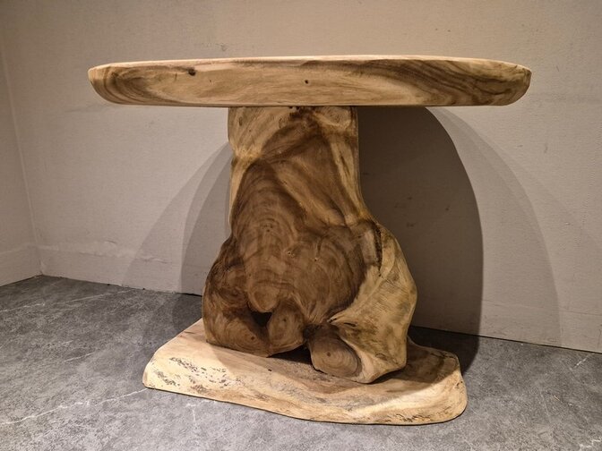 Ovale sidetable 70x100x80cm - AG2559-11.2