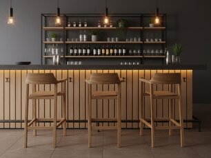 Barstoel Teak - Florence