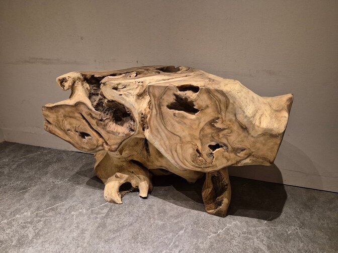 Massief houten sidetable 45x125x80cm - AG2577-05