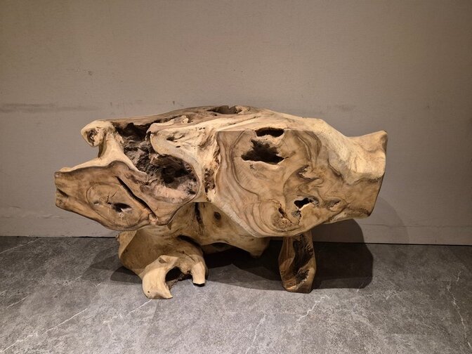 Massief houten sidetable 45x125x80cm - AG2577-05