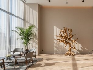 Teak Wortel Sculptuur - 130 x 170 x 60cm