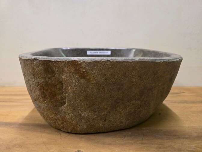 Waskom Natuursteen - 34x33x15cm - FL23476