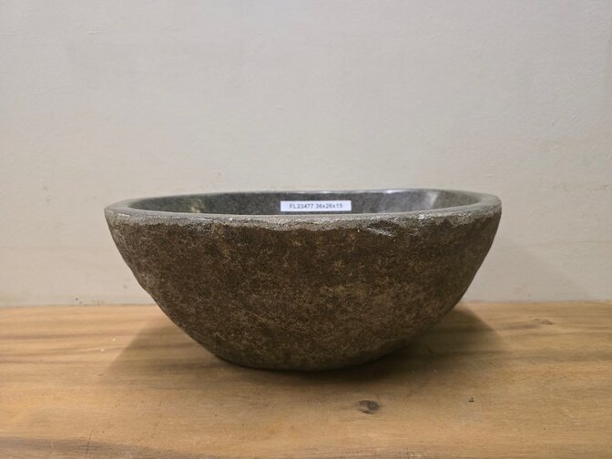 Waskom Natuursteen - 36x26x15cm - FL23477