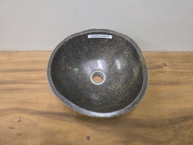 Waskom Natuursteen - 33x30x15cm - FL23478