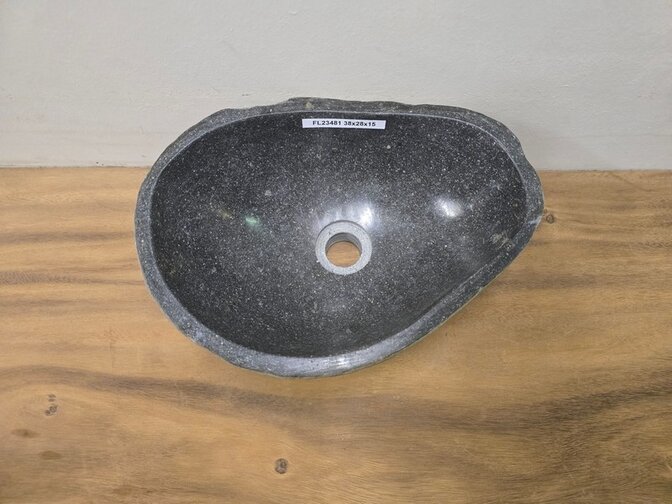 Waskom Natuursteen - 38x28x15cm - FL23481