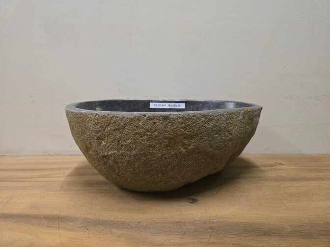 Waskom Natuursteen - 38x28x15cm - FL23481