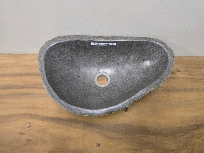 Waskom Natuursteen - 44x27x15cm - FL23482