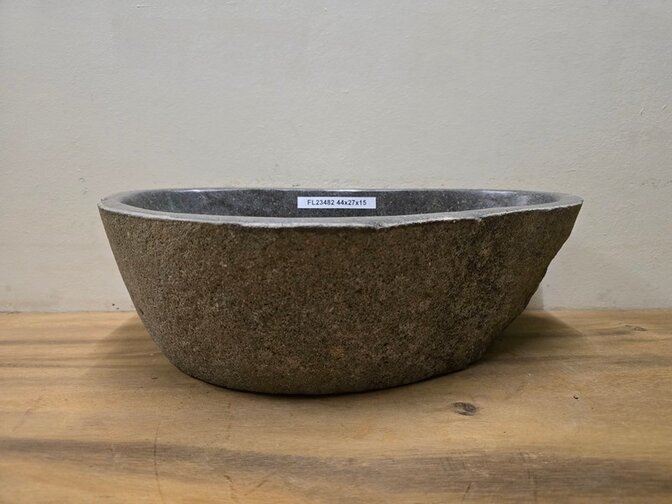 Waskom Natuursteen - 44x27x15cm - FL23482