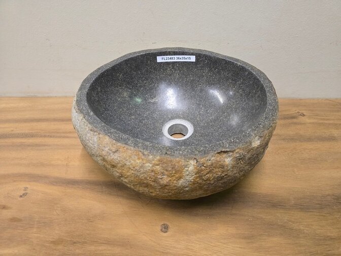 Waskom Natuursteen - 36x35x15cm - FL23483