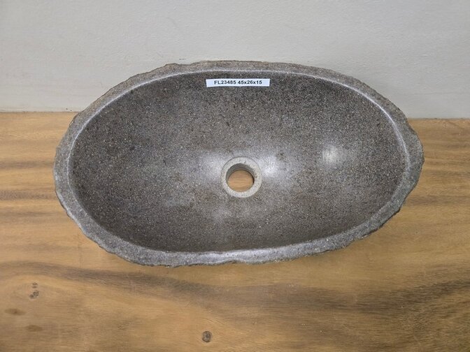 Waskom Natuursteen - 45x26x15cm - FL23485