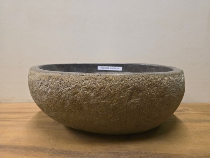 Waskom Natuursteen - 41x30x15cm - FL23486