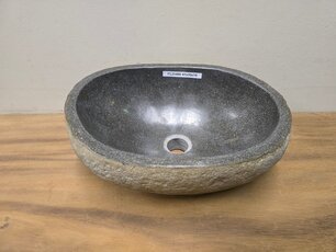 Waskom Natuursteen - 41x30x15cm - FL23486