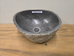 Waskom Natuursteen - 32x27x15cm - FL23488