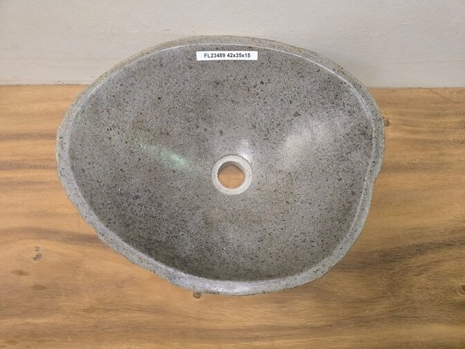 Waskom Natuursteen - 42x35x15cm - FL23489