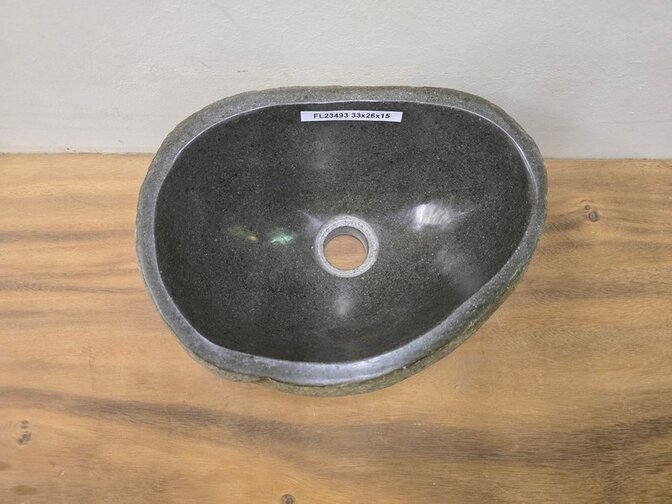 Waskom Natuursteen - 33x26x15cm - FL23493