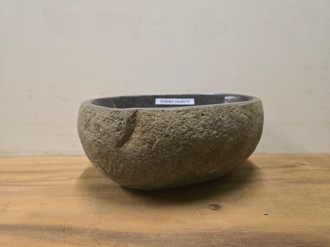 Waskom Natuursteen - 33x26x15cm - FL23493