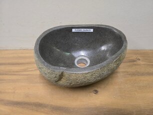 Waskom Natuursteen - 33x26x15cm - FL23493
