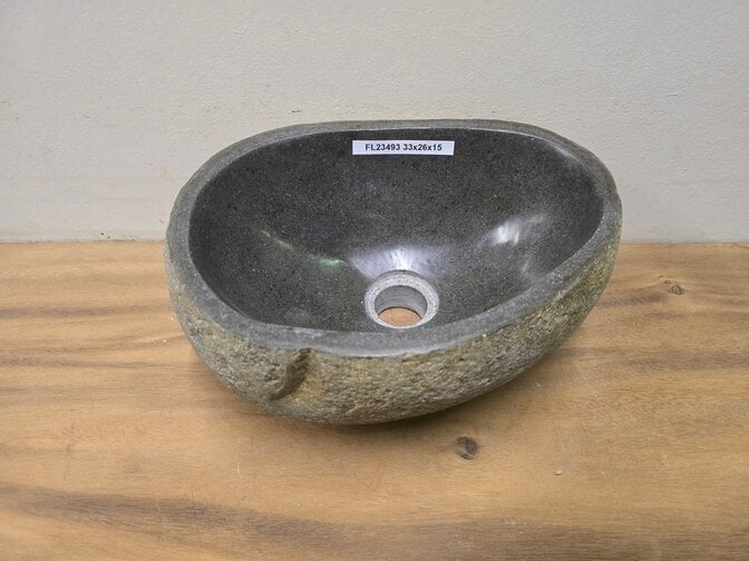 Waskom Natuursteen - 33x26x15cm - FL23493