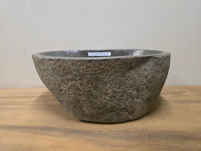 Waskom Natuursteen - 39x28x15cm - FL23494