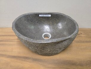 Waskom Natuursteen - 39x28x15cm - FL23494
