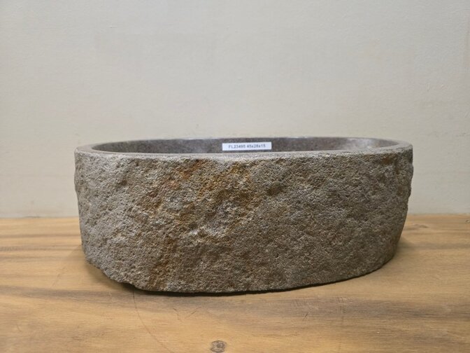 Waskom Natuursteen - 45x28x15cm - FL23495