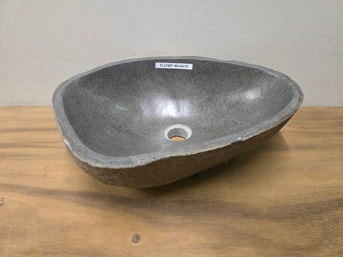 Waskom Natuursteen - 46x34x15cm - FL23497