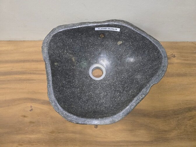 Waskom Natuursteen - 39x34x15cm - FL23498