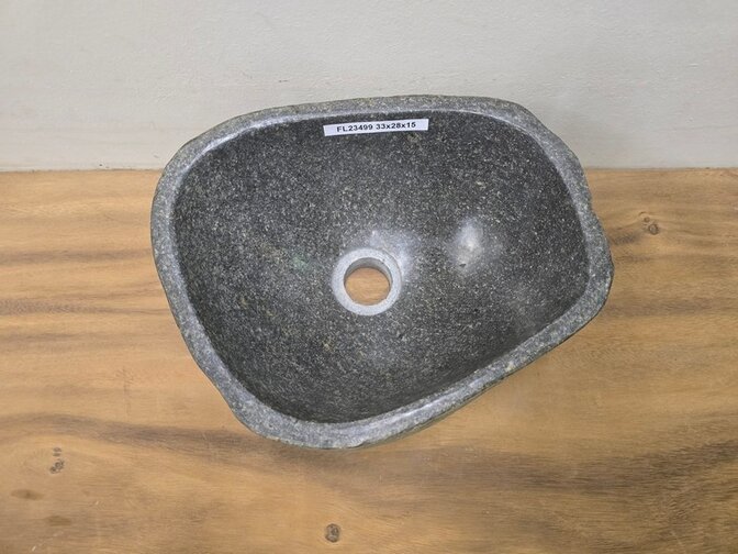 Waskom Natuursteen - 33x28x15cm - FL23499